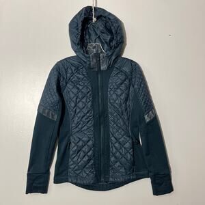 Athleta Green Rock Springs Active Fitness Casual‎ Jacket Coat Women's SP